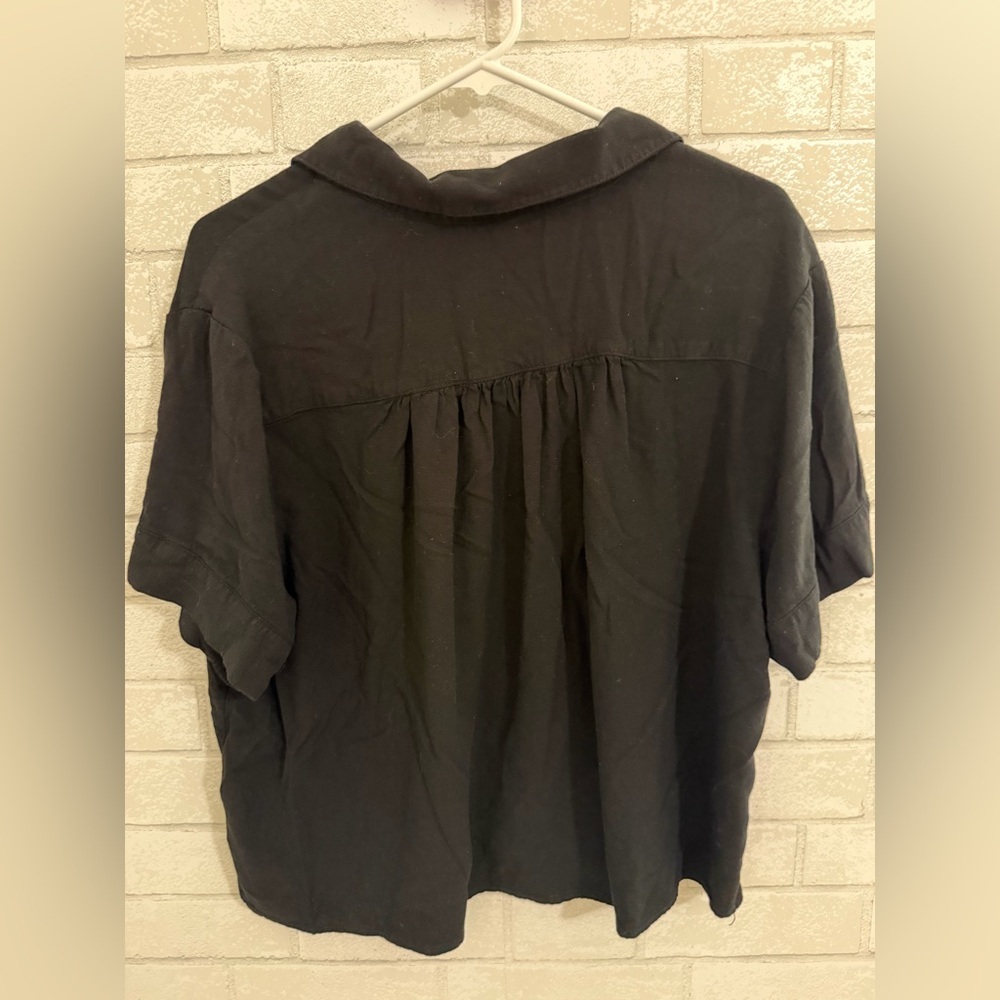 Torrid Black Button-Down Women's Shirt Size Large #3056 - Picture 2 of 5